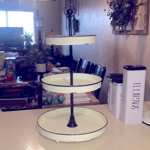 Metal Three-Tiered Stand